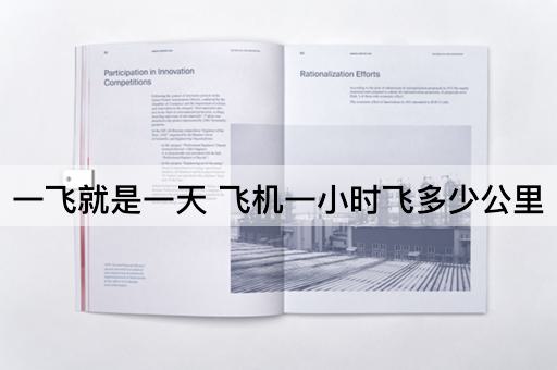 一飞就是一天 飞机一小时飞多少公里