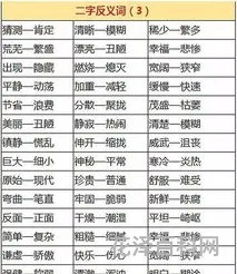出生的反义词 不耐烦的反义词