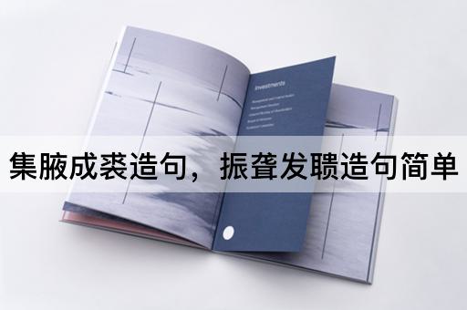 集腋成裘造句，振聋发聩造句简单