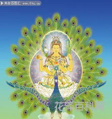 孔雀明王菩萨，大孔雀明王咒正确读音