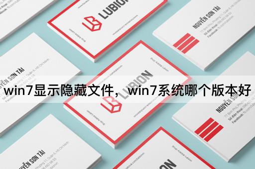 win7显示隐藏文件，win7系统哪个版本好