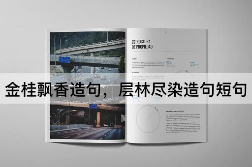 金桂飘香造句，层林尽染造句短句