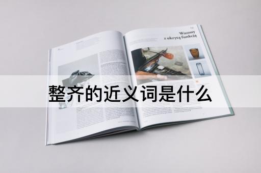 整齐的近义词是什么