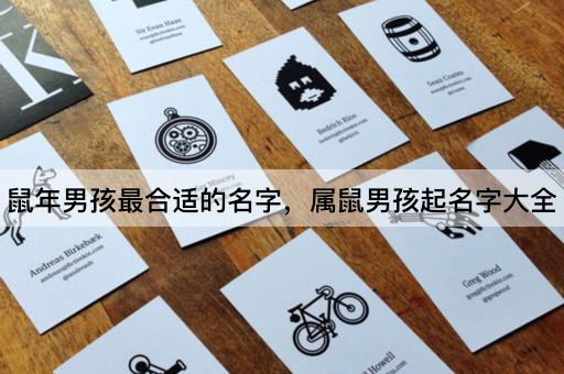鼠年男孩最合适的名字，属鼠男孩起名字大全