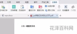 如何打开pdf文件，支持pdf格式文件