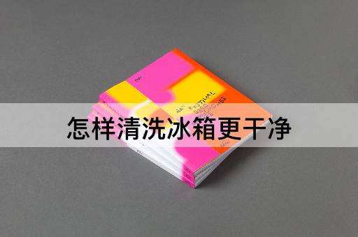 怎样清洗冰箱更干净
