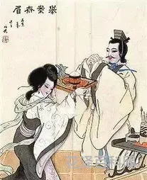 举案齐眉的案，举案齐眉不是指夫妻恩爱