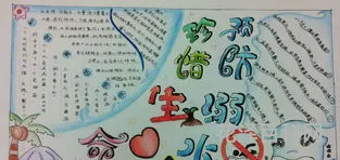 溺水手抄报简单又漂亮内容 防滑防溺水手抄报图片