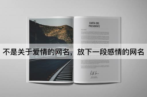 不是关于爱情的网名，放下一段感情的网名