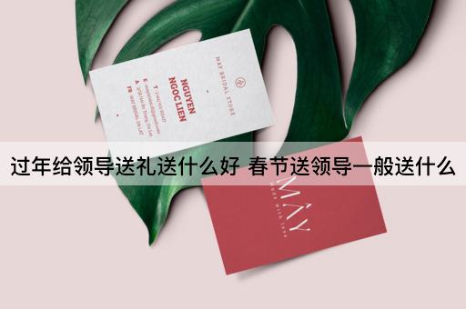 过年给领导送礼送什么好 春节送领导一般送什么