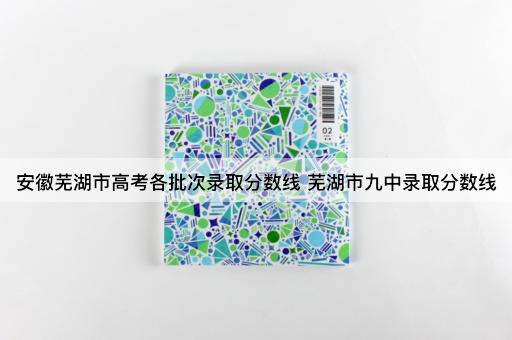 安徽芜湖市高考各批次录取分数线 芜湖市九中录取分数线