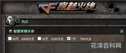 1q币等于多少cf点 cf神器价格表