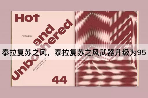 泰拉复苏之风，泰拉复苏之风武器升级为95