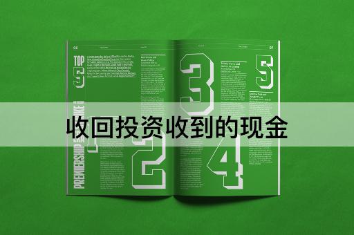 收回投资收到的现金