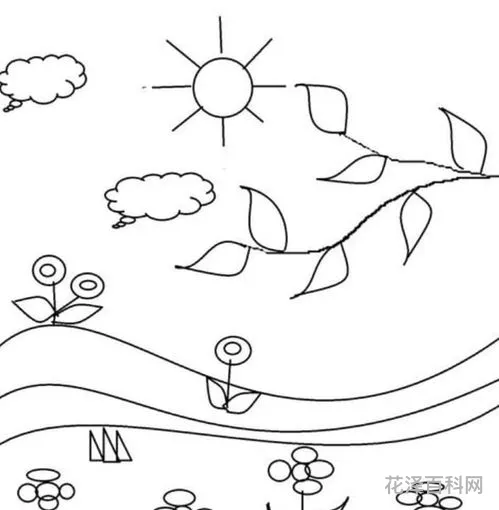 一年级清明节怎么画 画一幅清明节的画