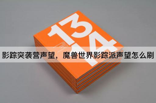 影踪突袭营声望，魔兽世界影踪派声望怎么刷