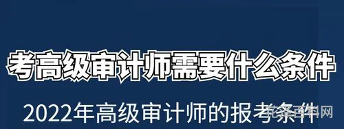 高级审计师报考条件