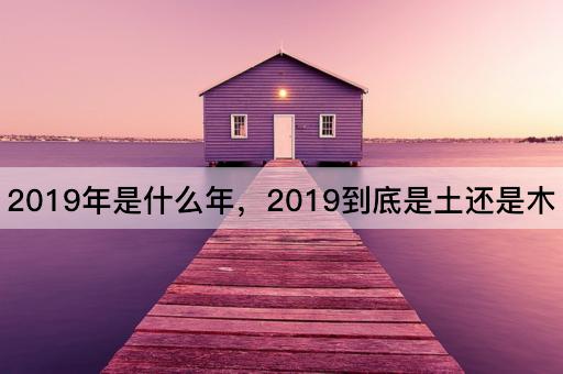 2019年是什么年，2019到底是土还是木