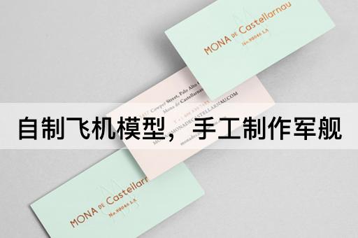 自制飞机模型，手工制作军舰