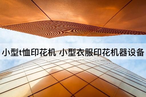 小型t恤印花机 小型衣服印花机器设备