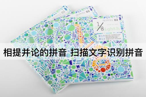 相提并论的拼音 扫描文字识别拼音