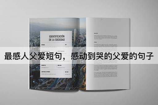 最感人父爱短句，感动到哭的父爱的句子
