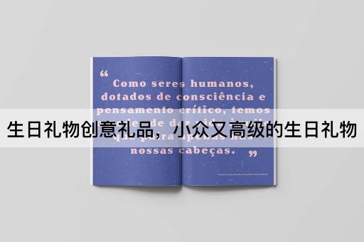 生日礼物创意礼品，小众又高级的生日礼物
