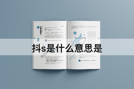 抖s是什么意思是