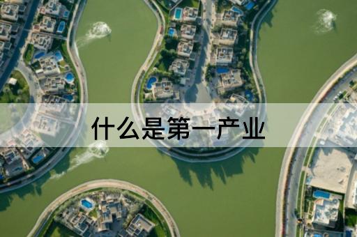 什么是第一产业