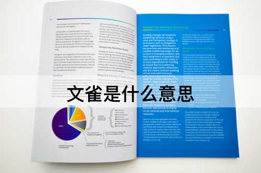 文雀是什么意思