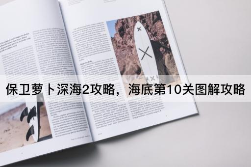 保卫萝卜深海2攻略，海底第10关图解攻略