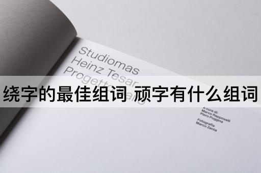 绕字的最佳组词 顽字有什么组词