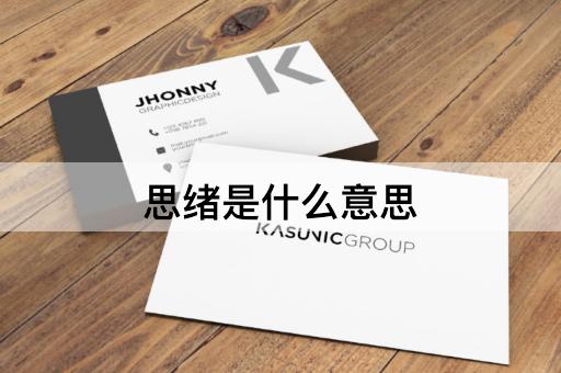 思绪是什么意思