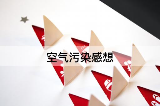 空气污染感想