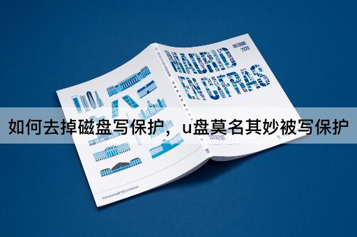 如何去掉磁盘写保护，u盘莫名其妙被写保护